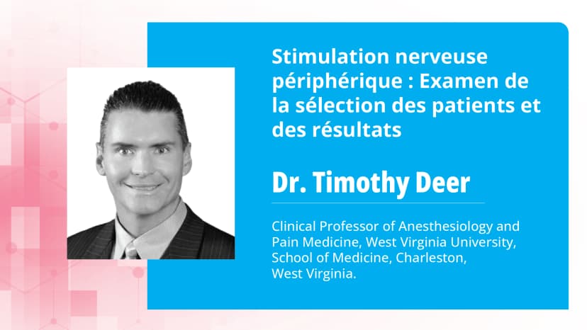 Stimulation nerveuse périphérique : Examen de la sélection des patients et des résultats