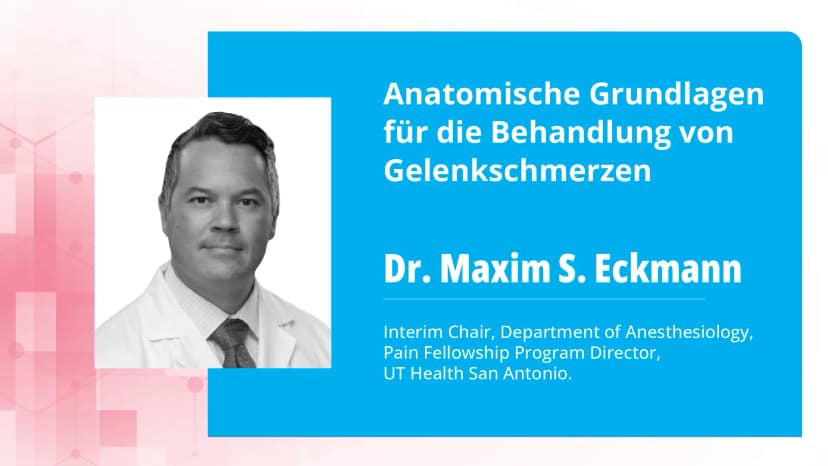 Anatomische Grundlagen für die Behandlung von Gelenkschmerzen