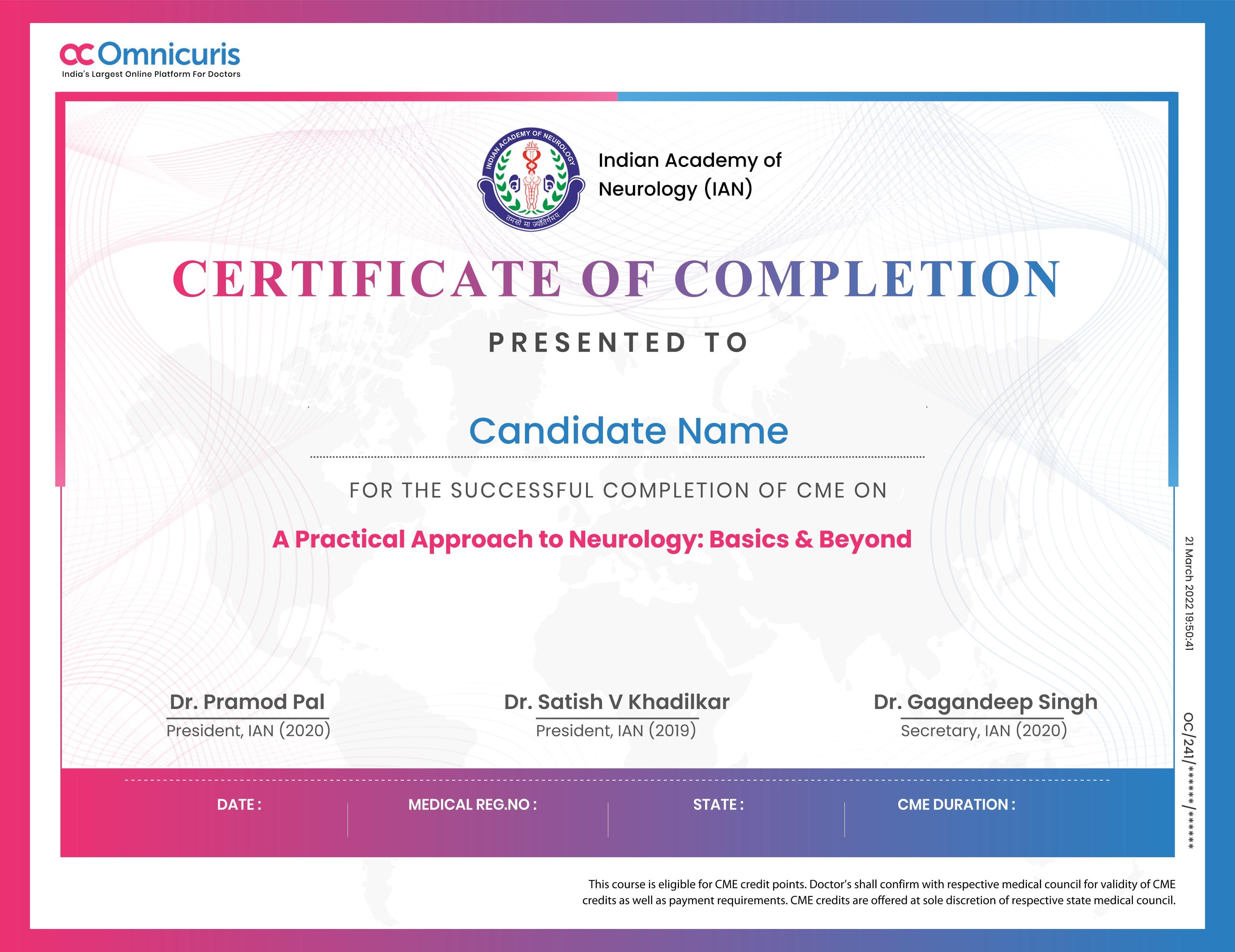 Certificate Preview