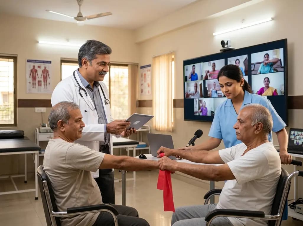 Predictors of Functional Improvement in Chronic Stroke Telerehabilitation