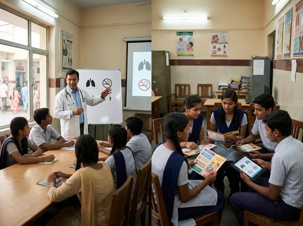 Dentist-Led Lectures vs. Self-Directed Learning: Which Better Prevents Adolescent Tobacco Use?