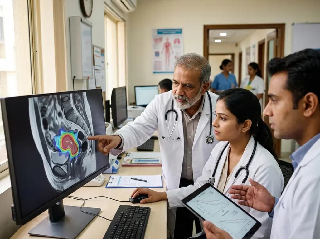 IGBT Outcomes in Inoperable Stage IVB Endometrial Cancer