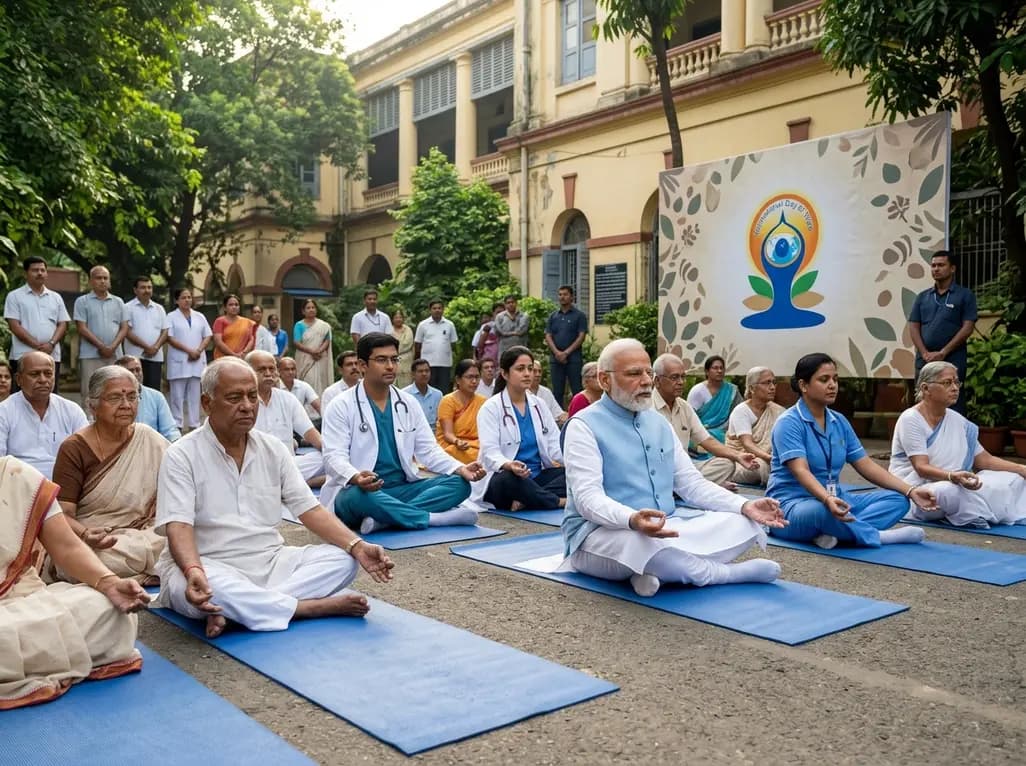 PM Modi to Lead 2026 International Yoga Day in Kolkata
