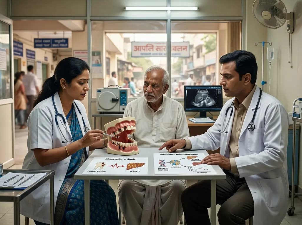 Exploring the Link Between Dental Caries and NAFLD: Association vs Causality
