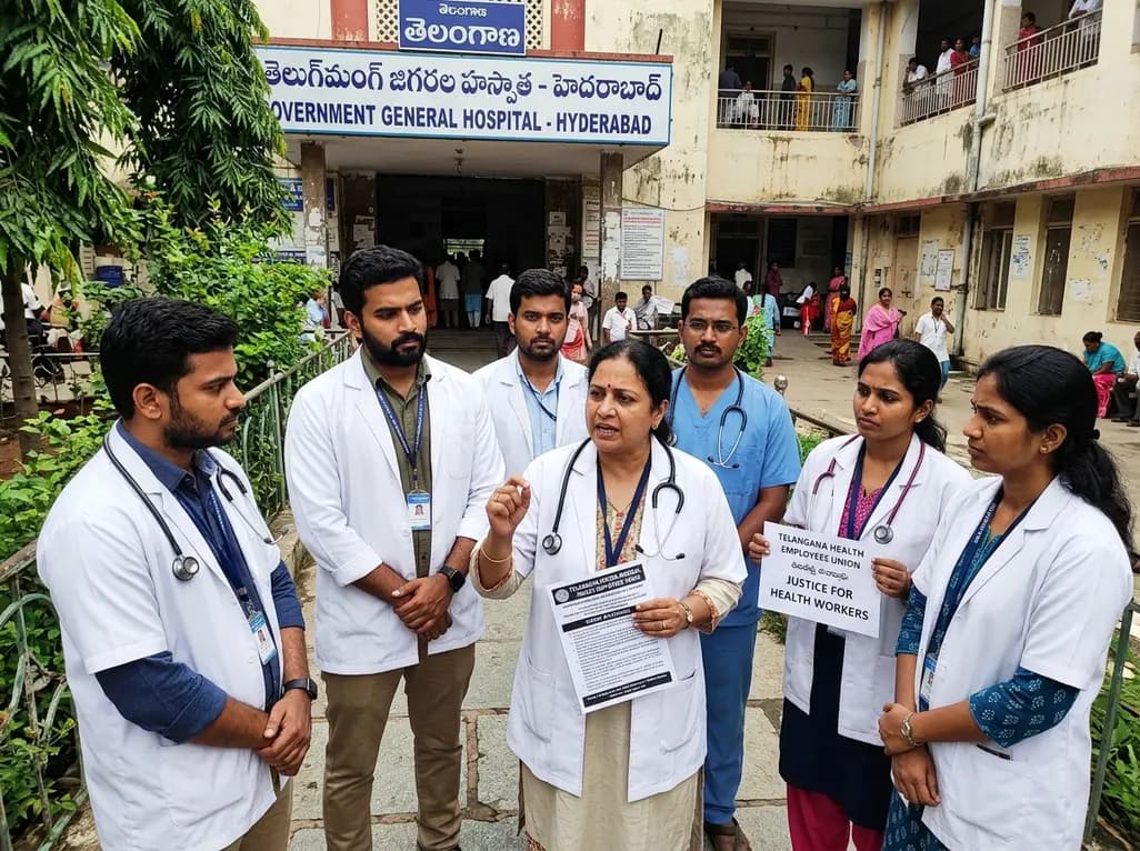 Telangana Health Union Warns of Agitation Over Demands