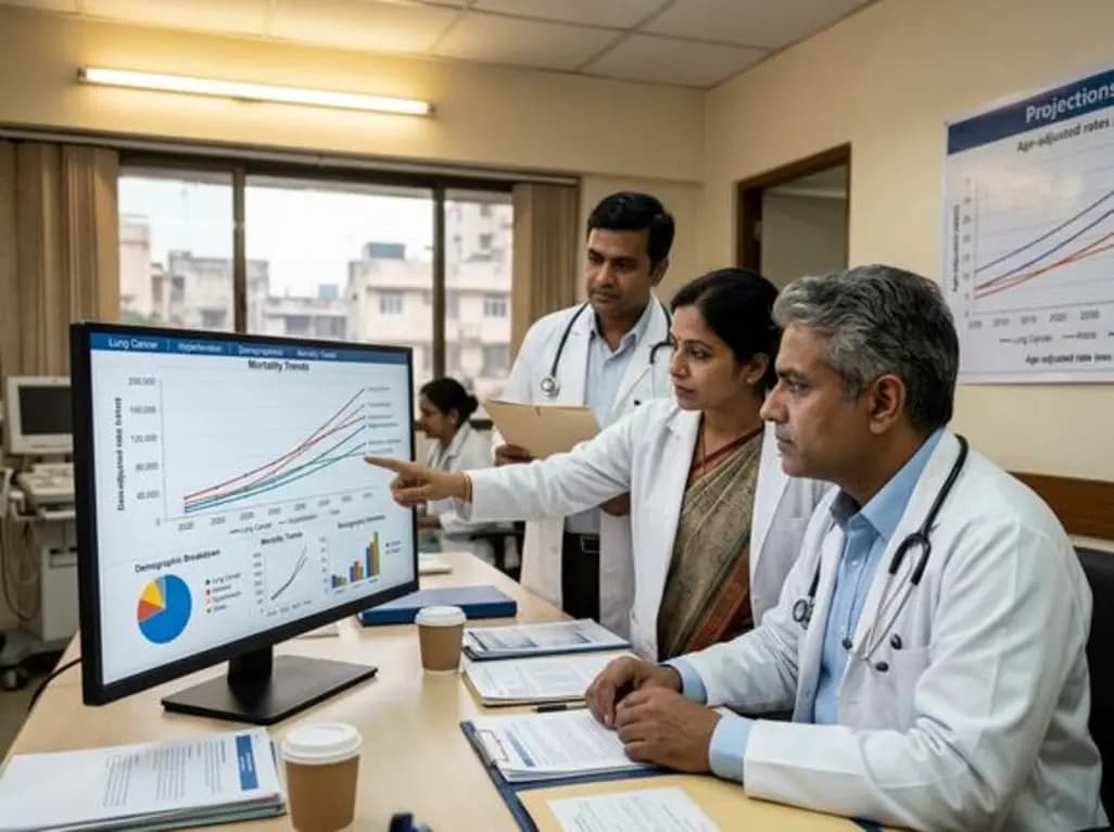 Rising Mortality Trends in Lung Cancer and Co-Listed Hypertension: Forecasts to 2035