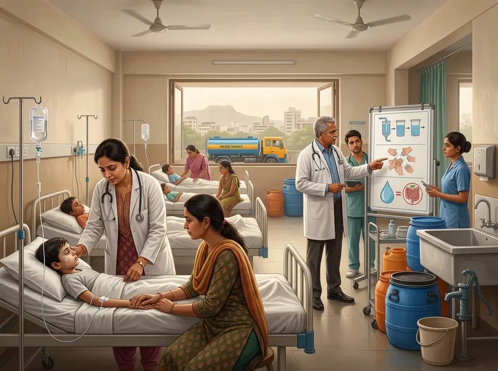 Water Scarcity Triggers Sharp Rise in Typhoid Cases