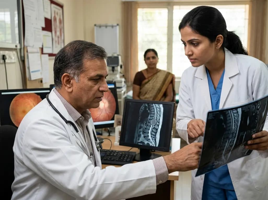 Intradural Spinal Tumors: A Rare Cause of Vision-Threatening Papilloedema