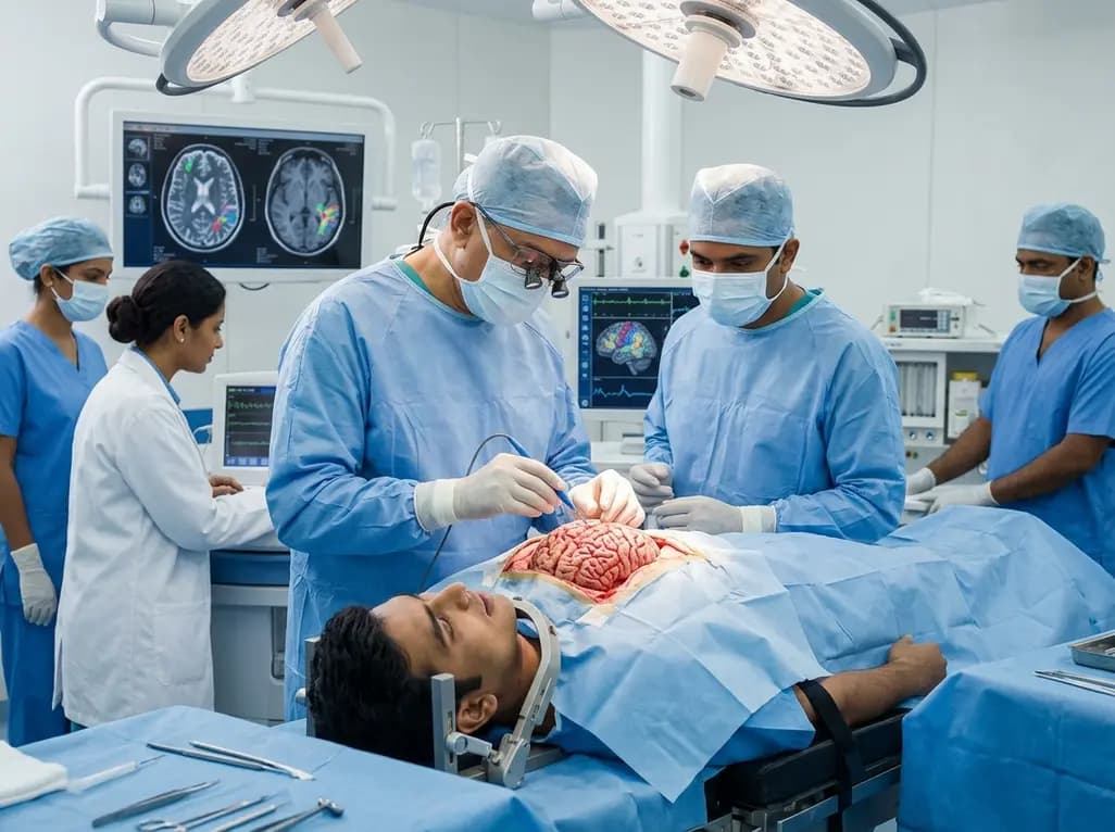 Localization and Symptoms of Negative Motor Area Removal in Awake Surgery