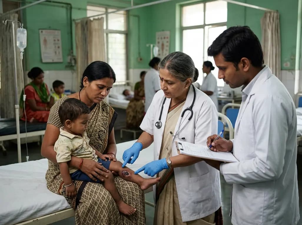 Severe Ecthyma Gangrenosum and HELLS Variant in a Pediatric Patient