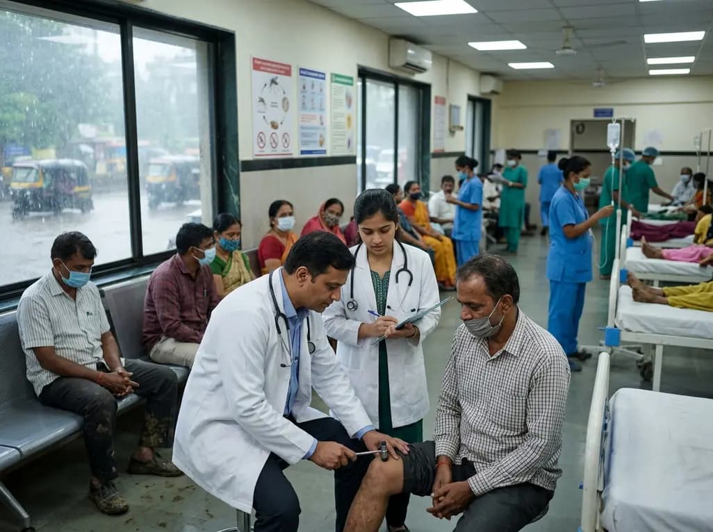 Mumbai Monsoon Alert: H1N1 Trebles as Vector Diseases Surge