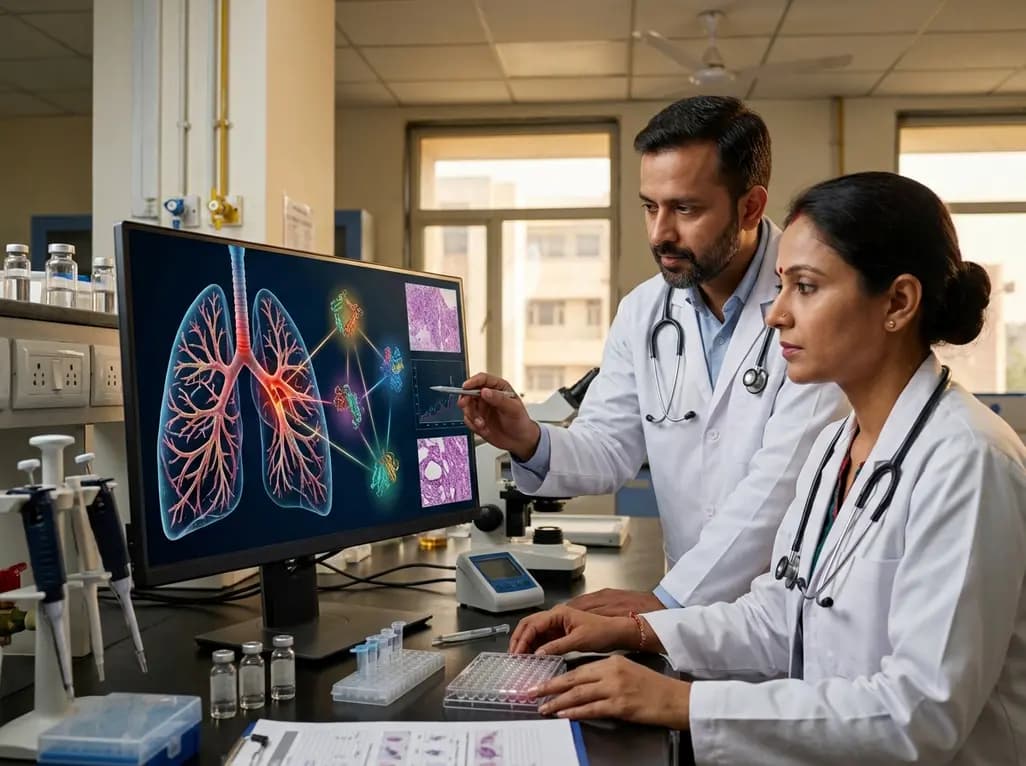 Proteomic Insights into Airway Obstruction in Non-Smoking Lung Adenocarcinoma