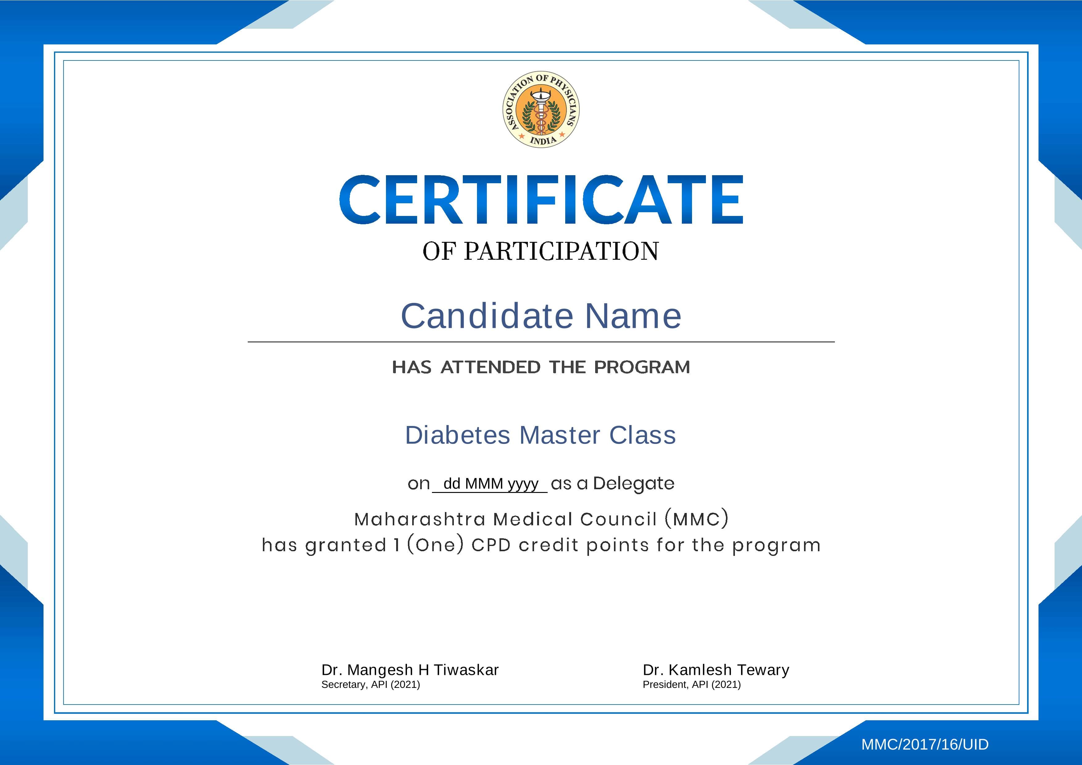 Certificate Preview