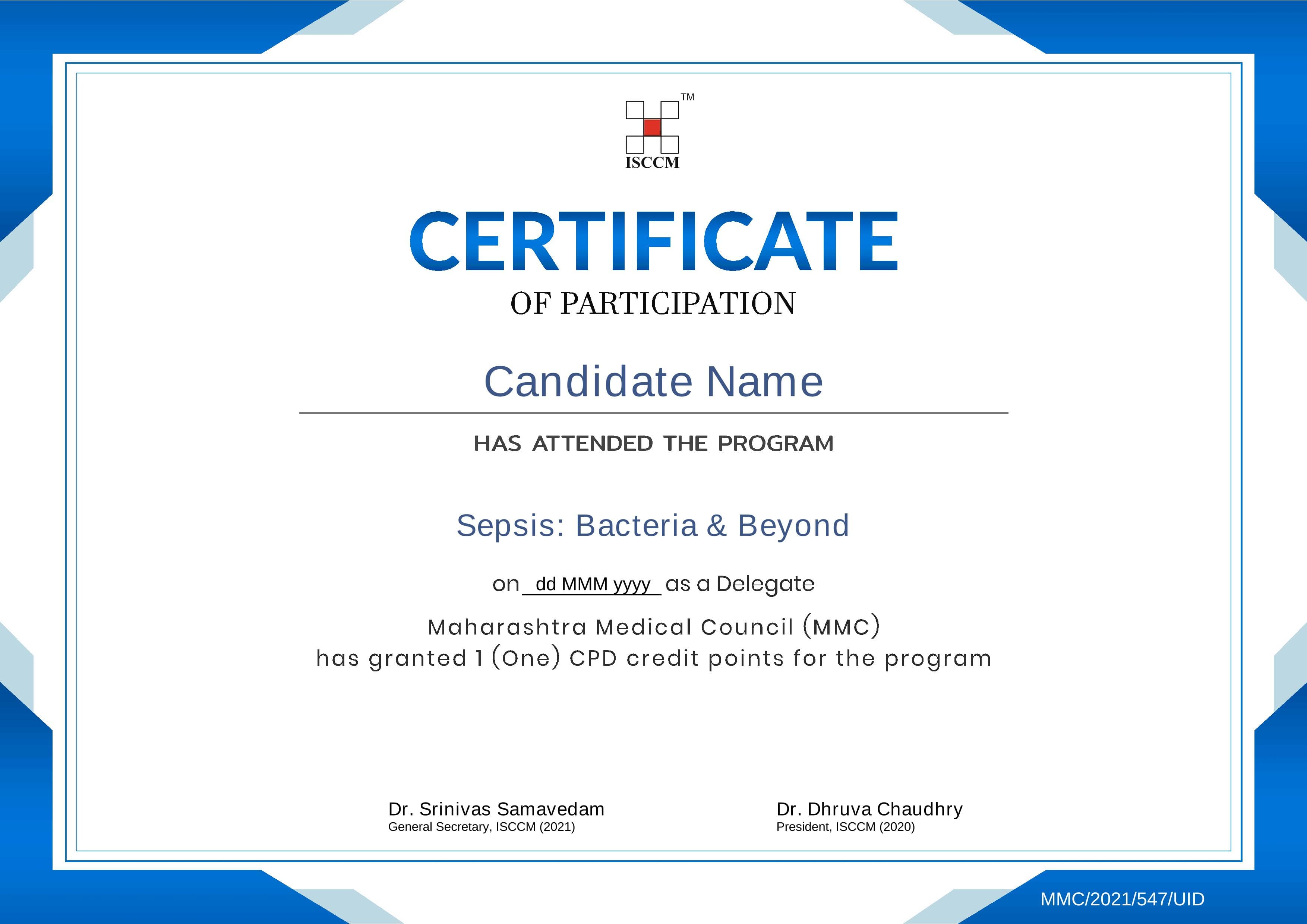 Certificate Preview