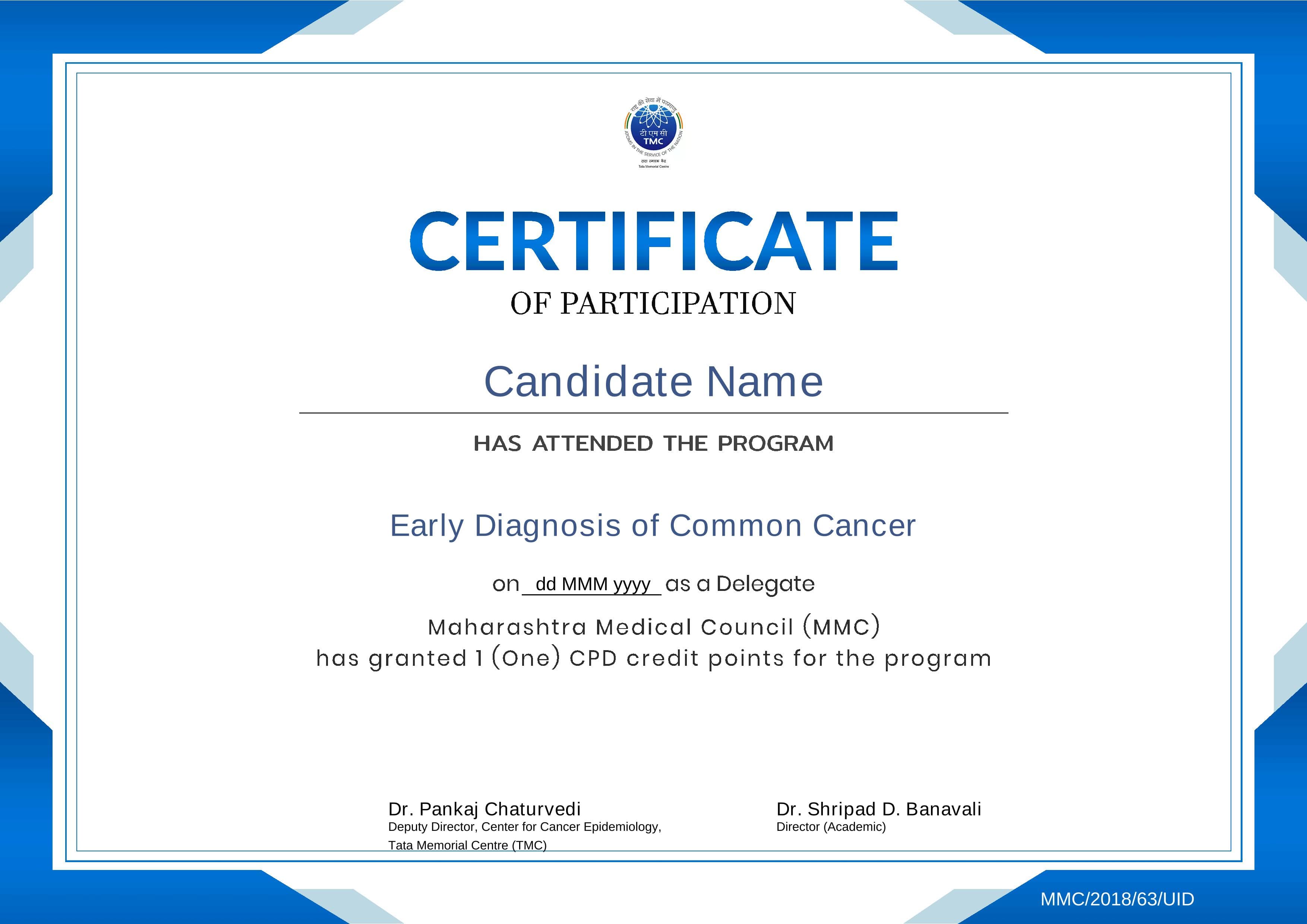 Certificate Preview