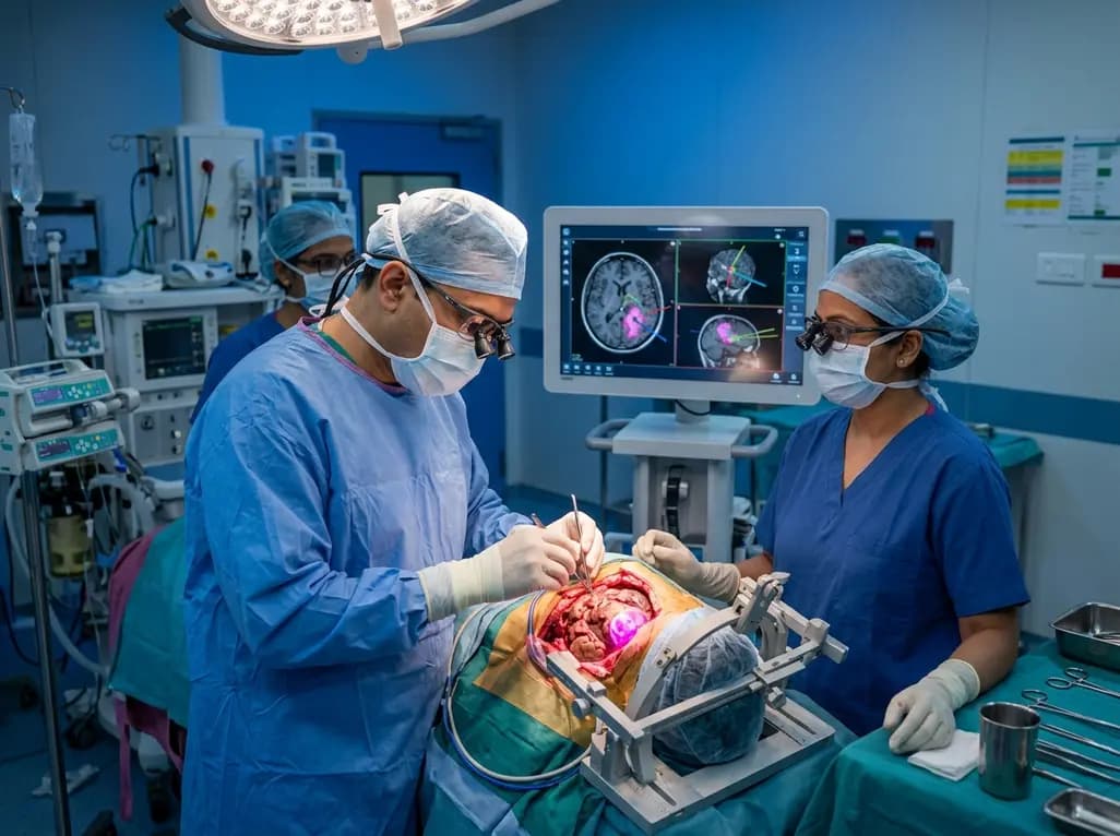 Surgical Management of Bilateral Biventricular Anaplastic Ganglioglioma