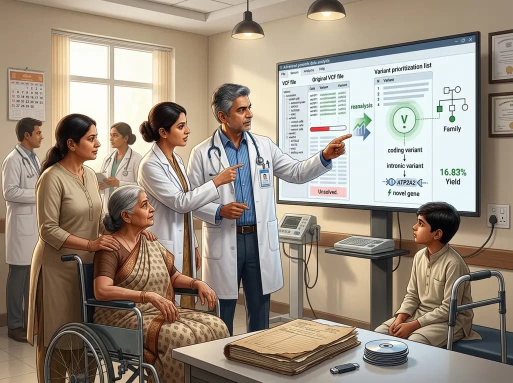 Genomic Data Reanalysis Boosts Diagnostic Yield in Unsolved Neuromuscular Disorder Families