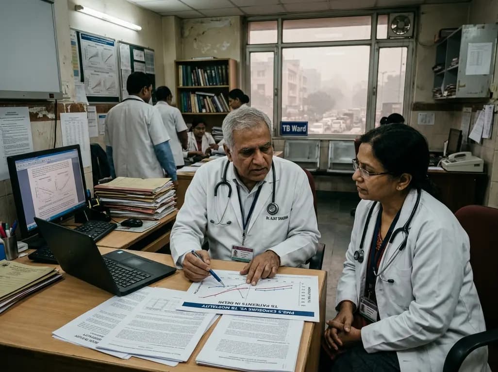 Delhi Study Links Air Pollution Exposure to Higher TB Deaths