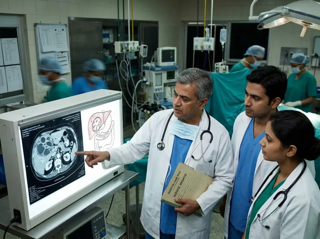 Locally Aggressive Hepatic Echinococcosis With Colonic Involvement: Clinical Presentation and Surgical Management