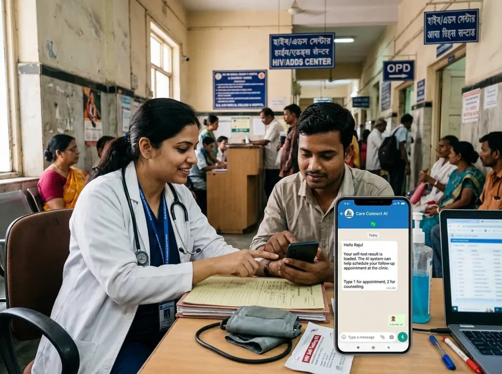 AI-Powered Tool Enhances Linkage to Care Following HIV Self-Testing