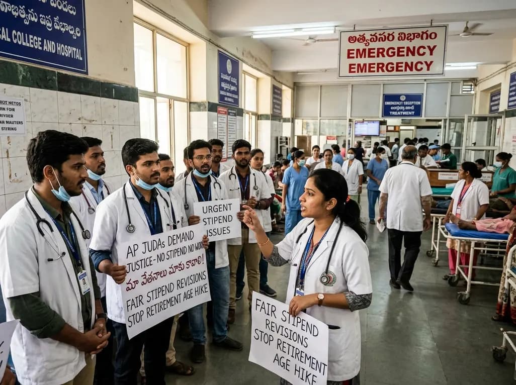 AP Junior Doctors Halt Emergency Care Amid Escalation