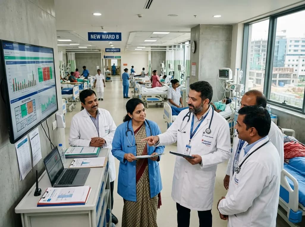 India Healthcare Growth Soars with Bed Expansion in FY27