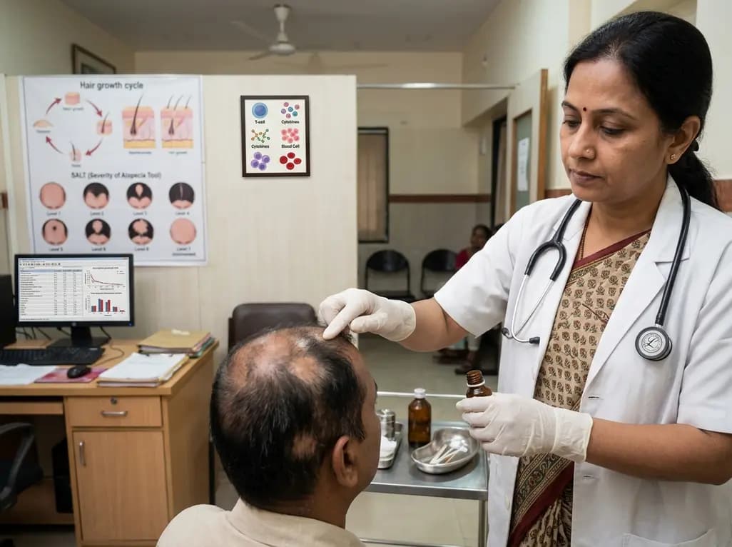 Evaluating Hematological Markers and Clinical Outcomes in Alopecia Areata DPCP Treatment