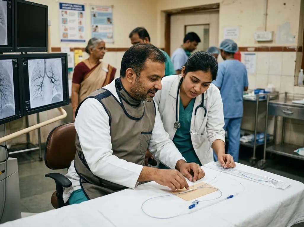 Extracorporeal Catheter Fenestration for Bronchial Artery Embolization: A Novel Salvage Technique