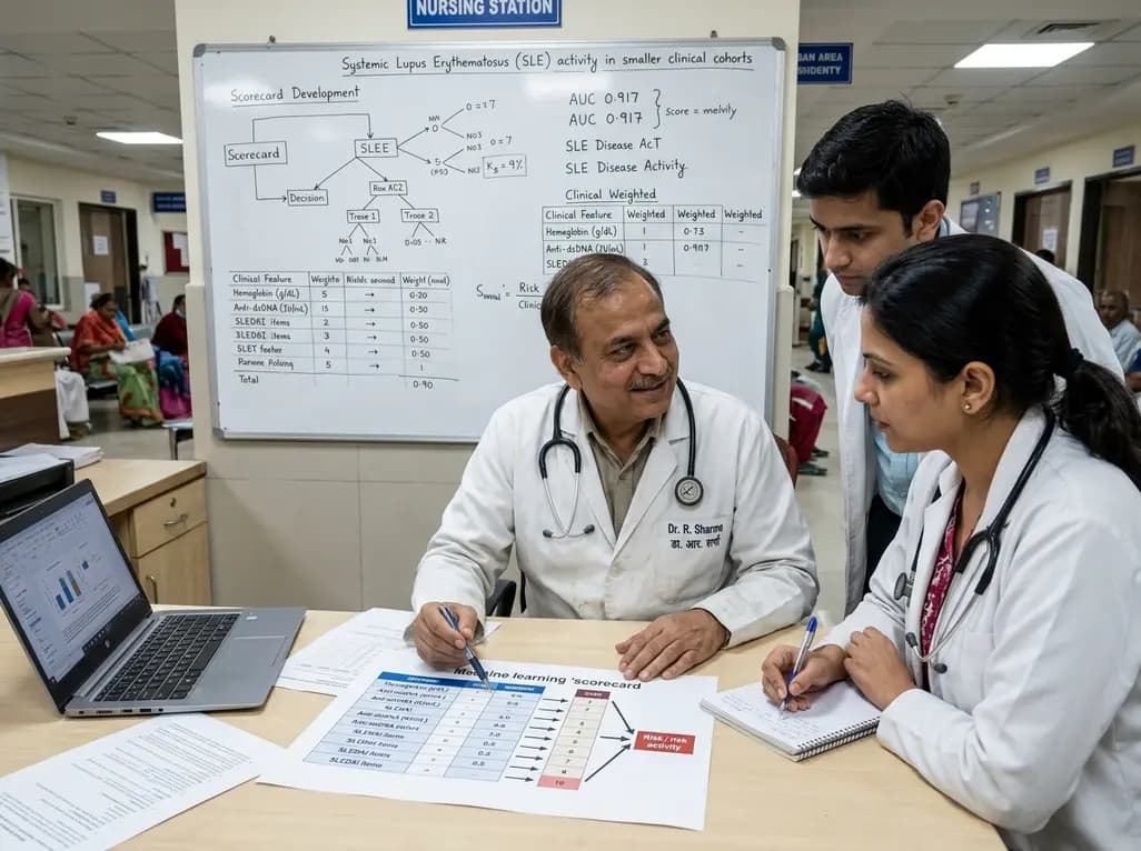 Interpretable Machine Learning Scorecard Enhances SLE Disease Activity Assessment in Small Clinical Cohorts
