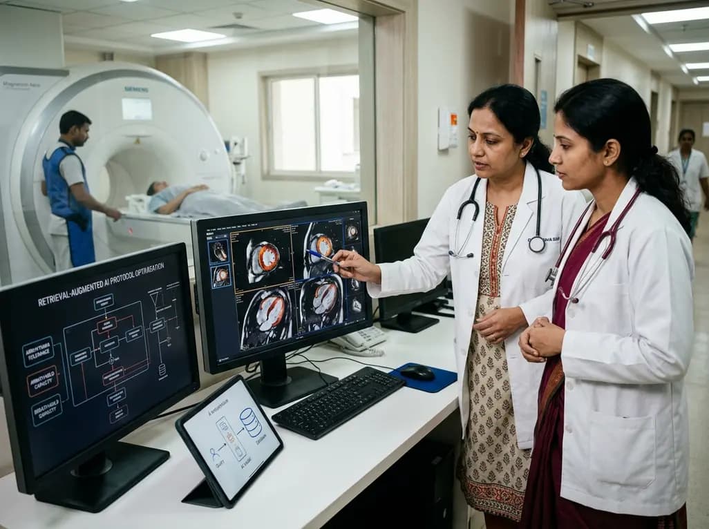 Personalized Cine Cardiac MRI Protocols: How Retrieval-Augmented AI Matches Technologist Precision