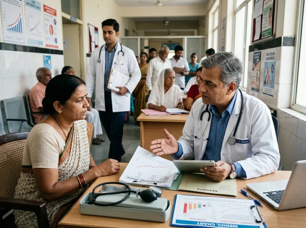 India Life Expectancy Rises but Chronic Illnesses Surge