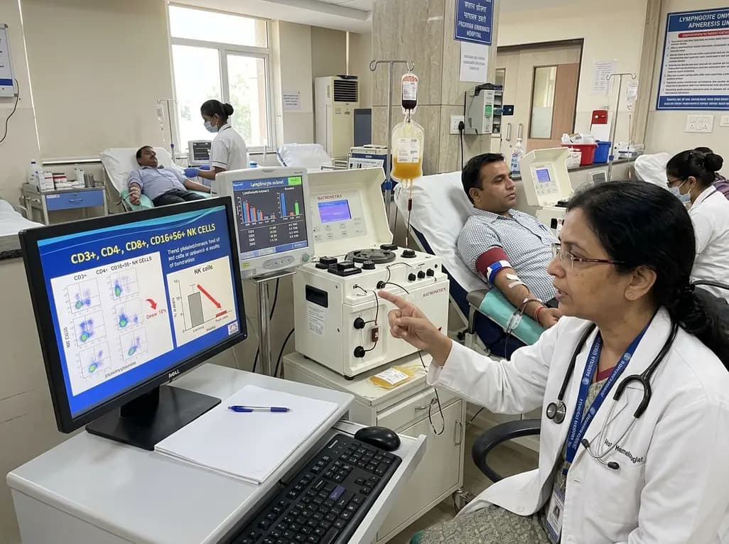 Monitoring Lymphocyte Subsets in Regular Blood Donors Undergoing Apheresis