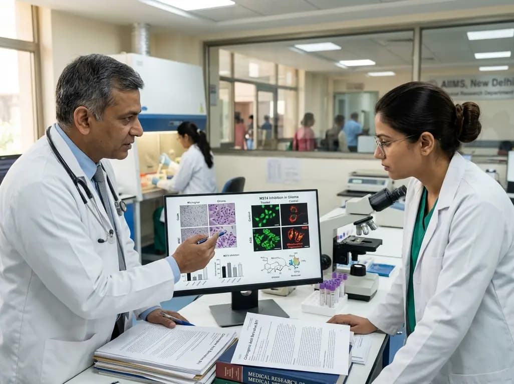 Chlorogenic Acid Derivative B11 Targets MST4 to Inhibit Glioma Growth