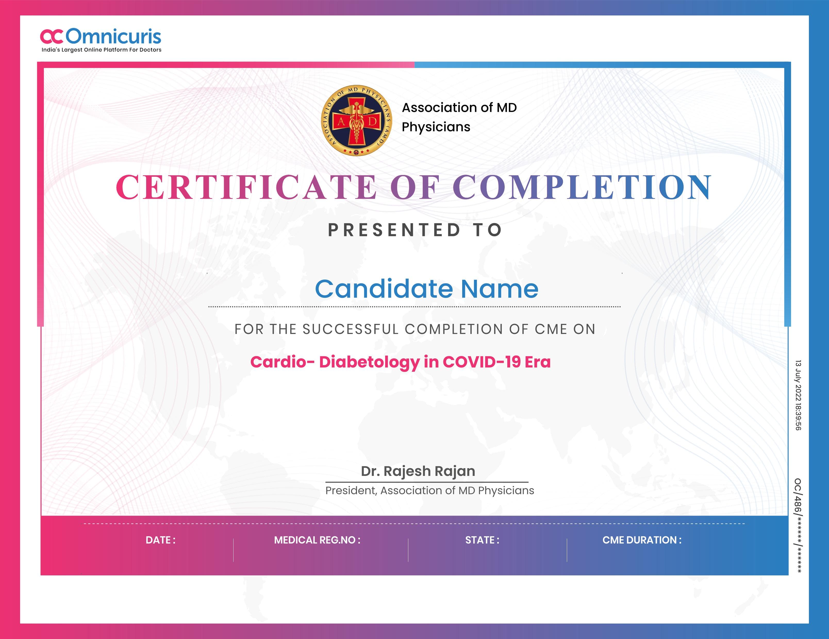 Certificate Preview