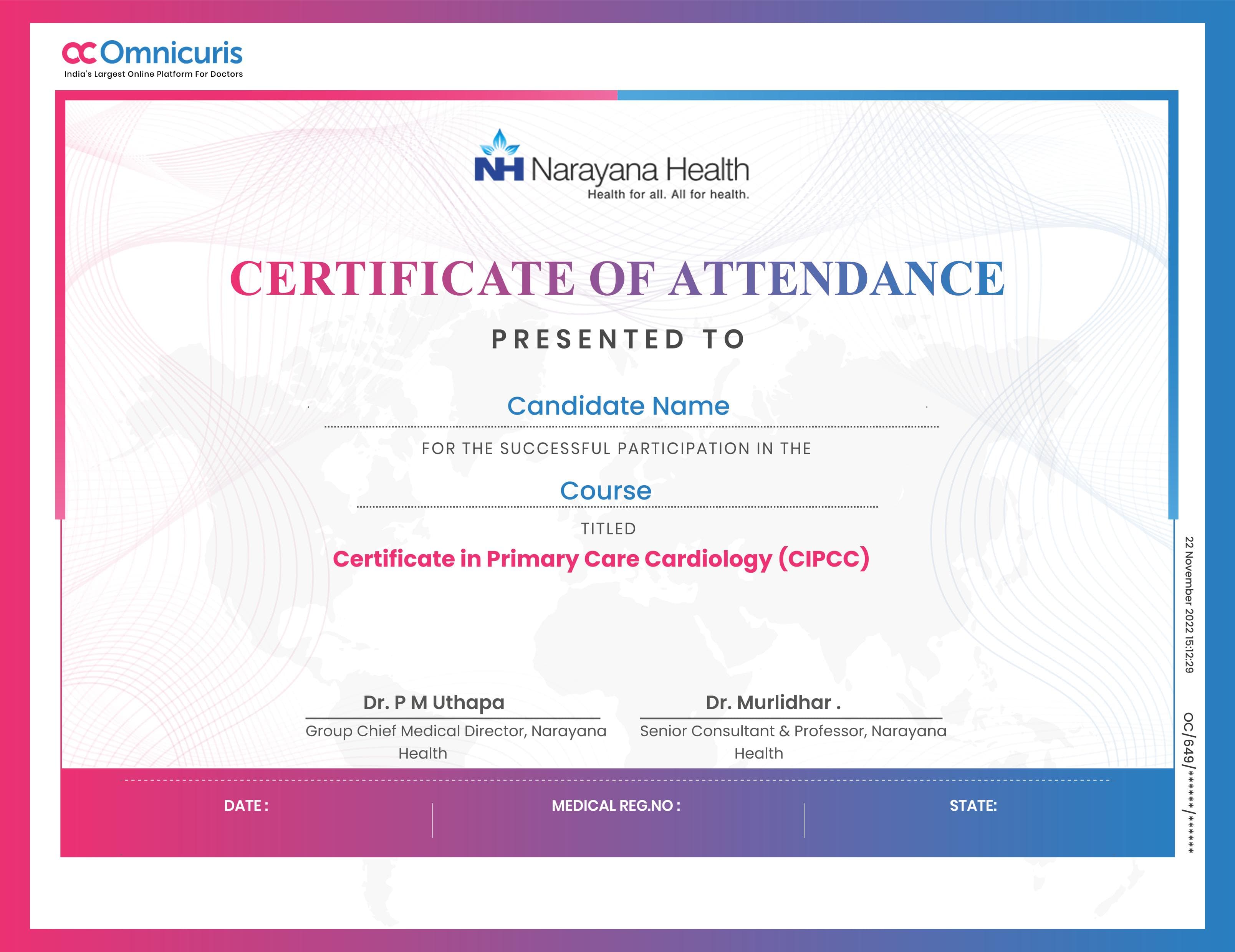 Certificate Preview