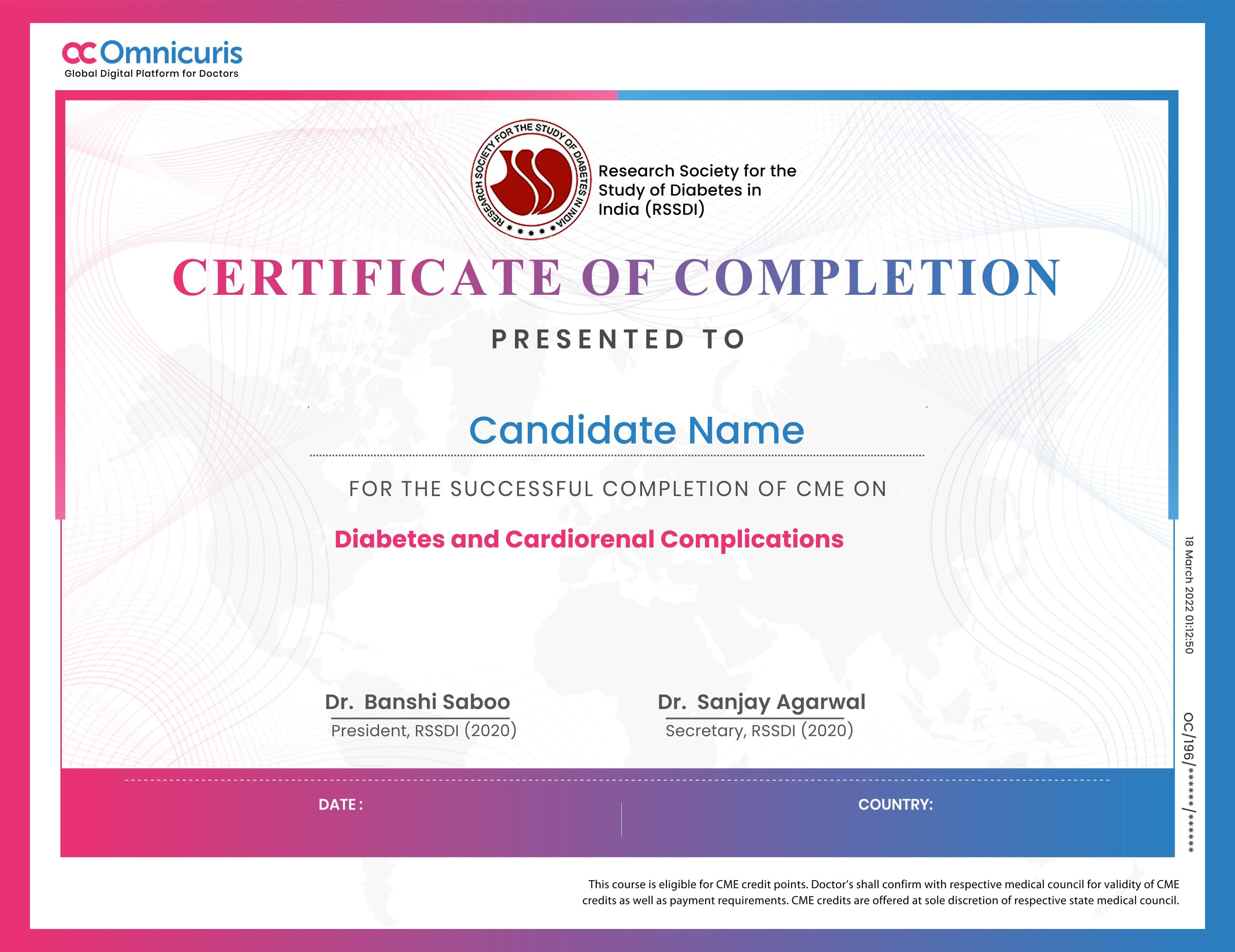 Certificate Preview