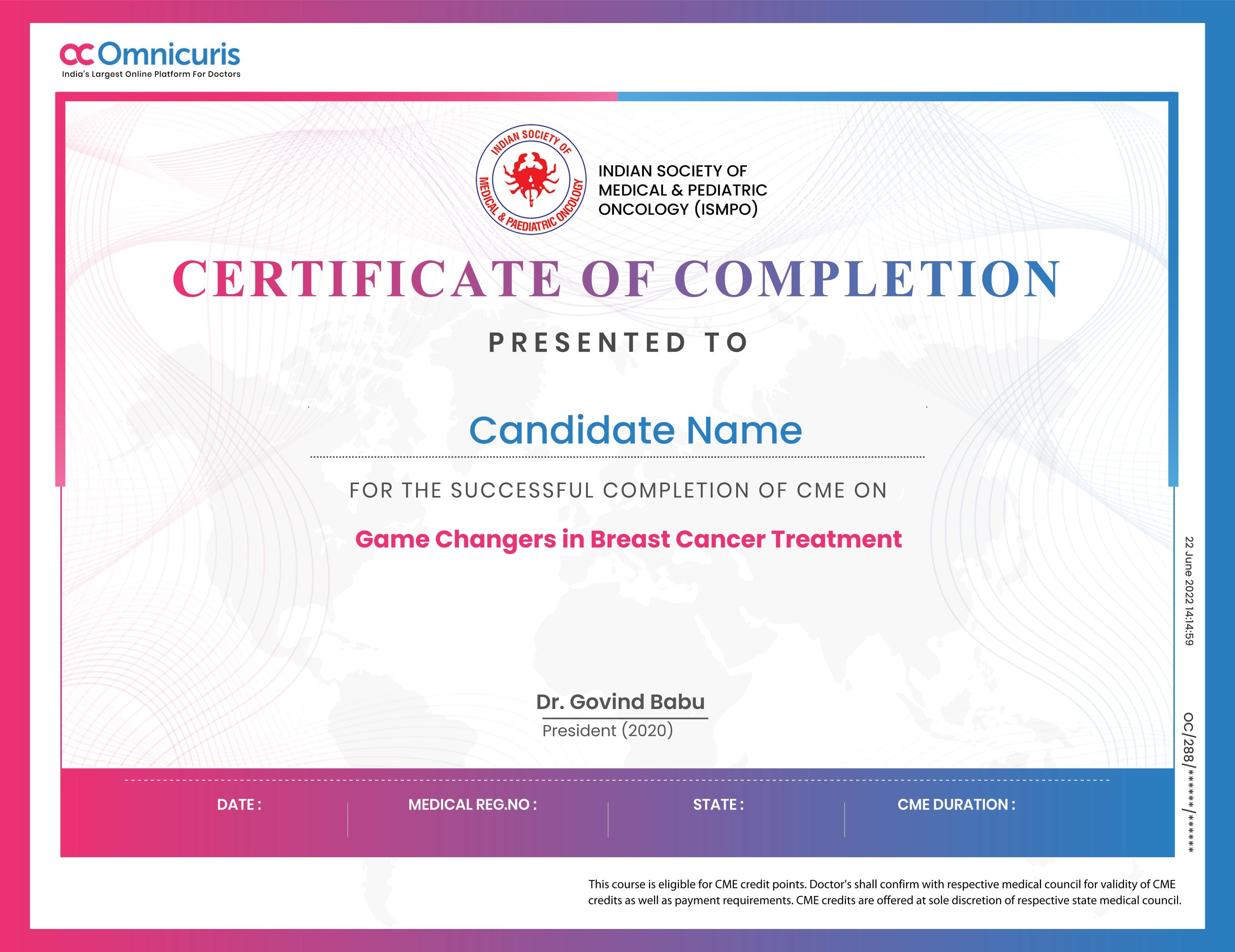 Certificate Preview
