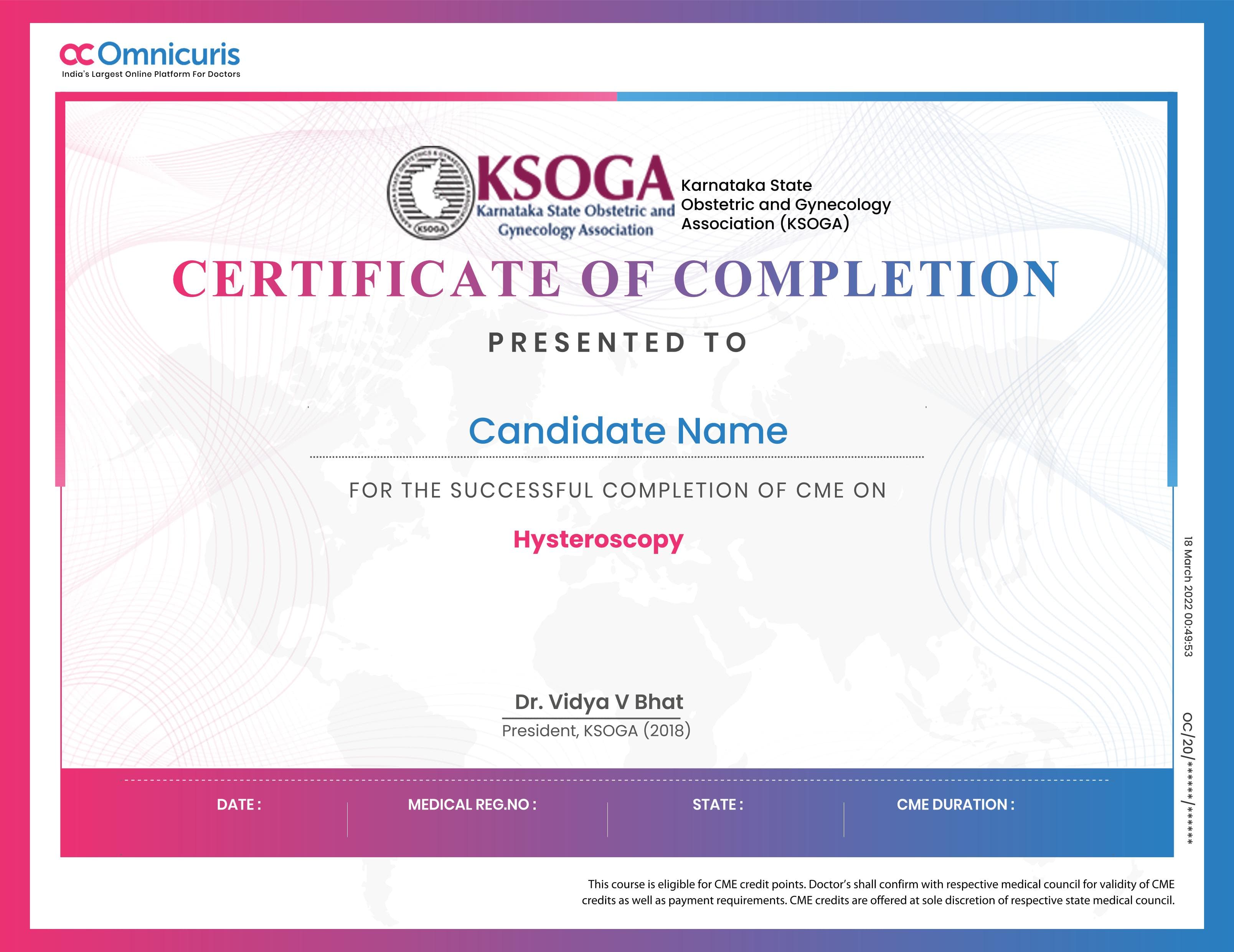 Certificate Preview