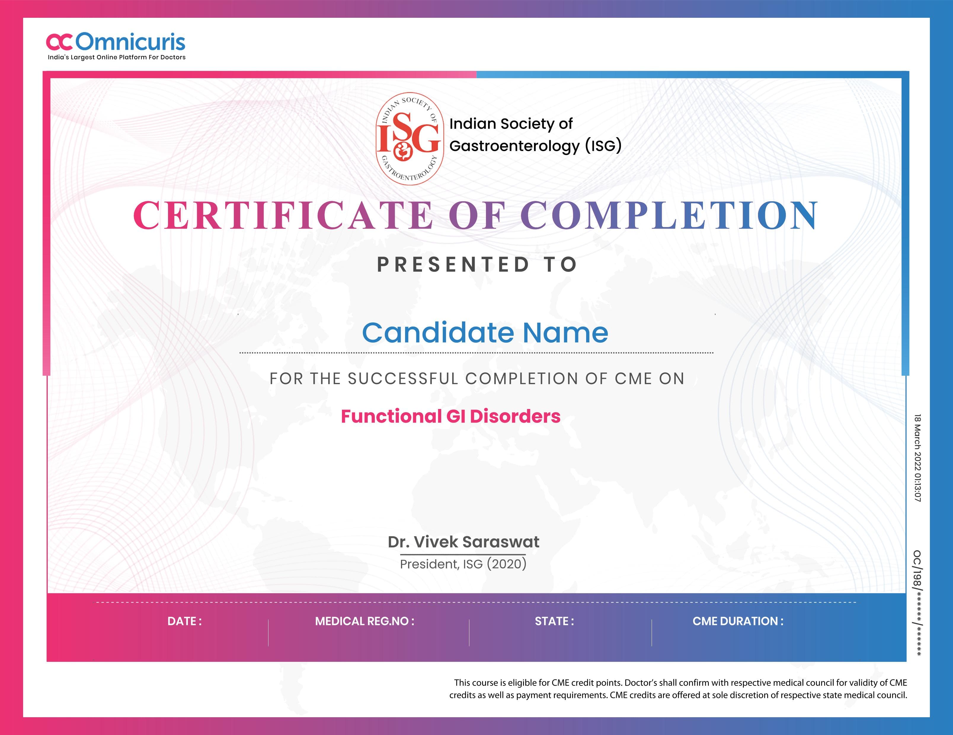 Certificate Preview