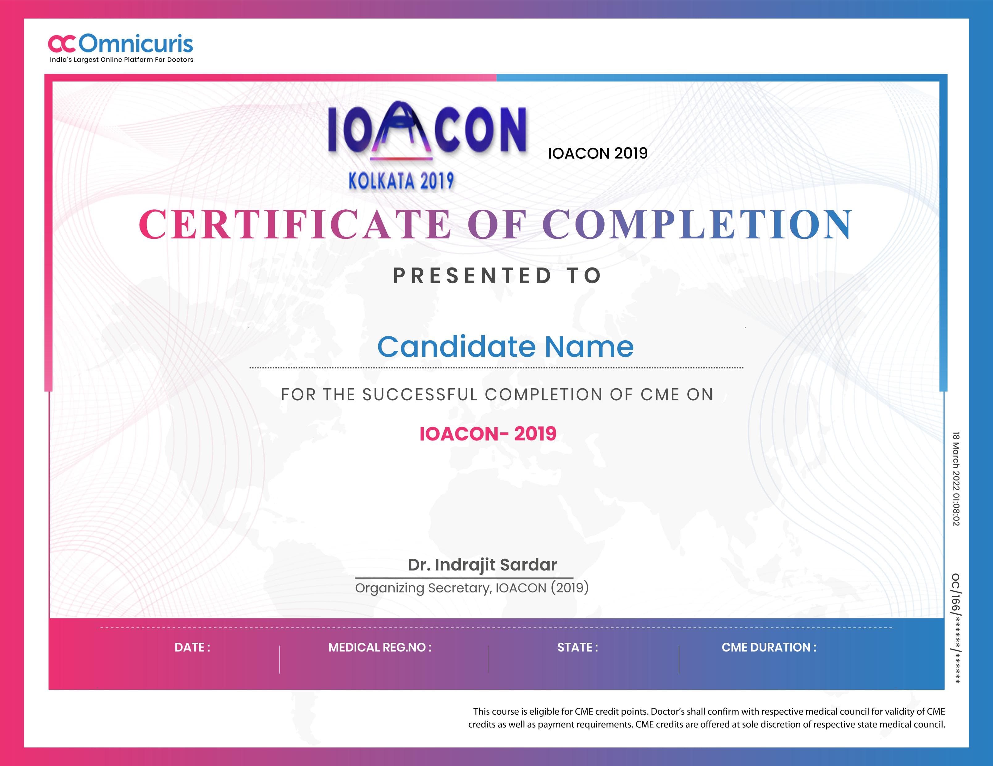 Certificate Preview