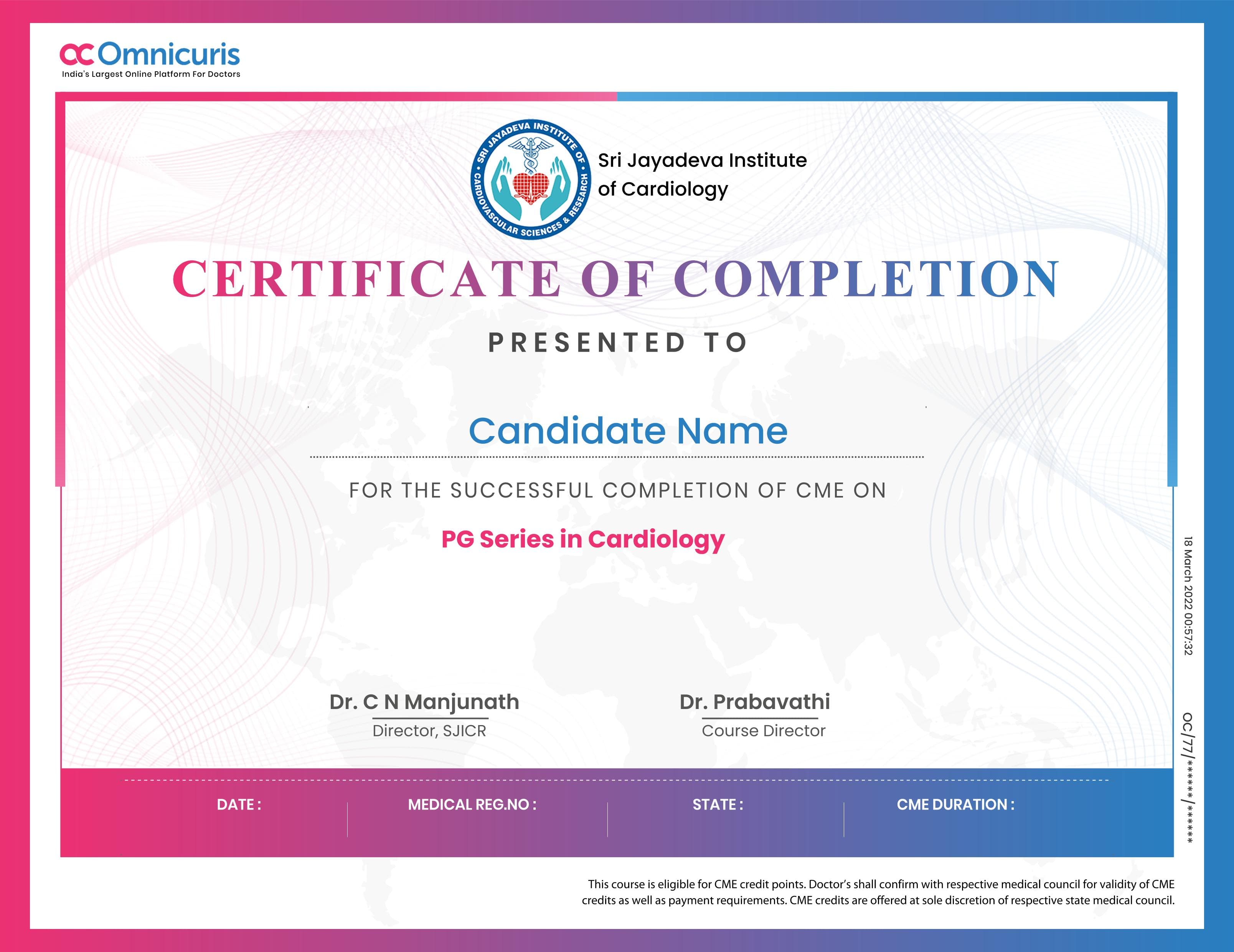 Certificate Preview