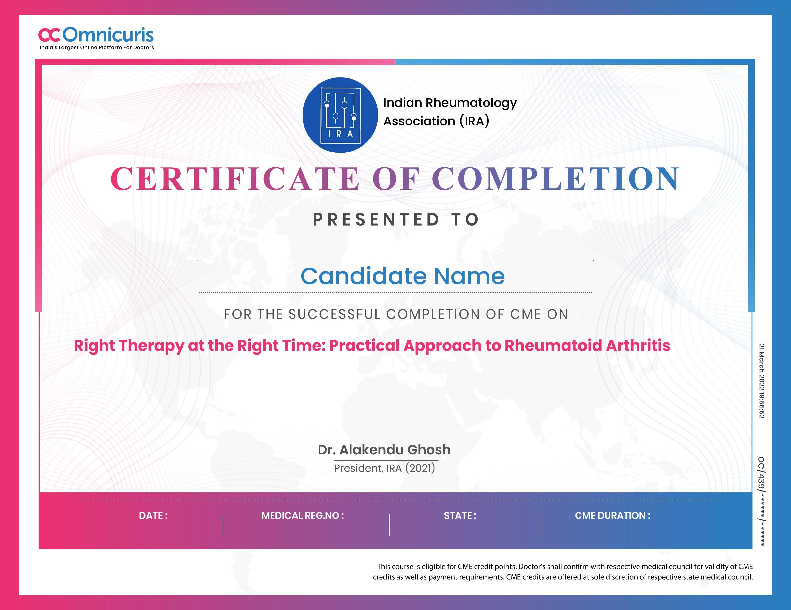 Certificate Preview
