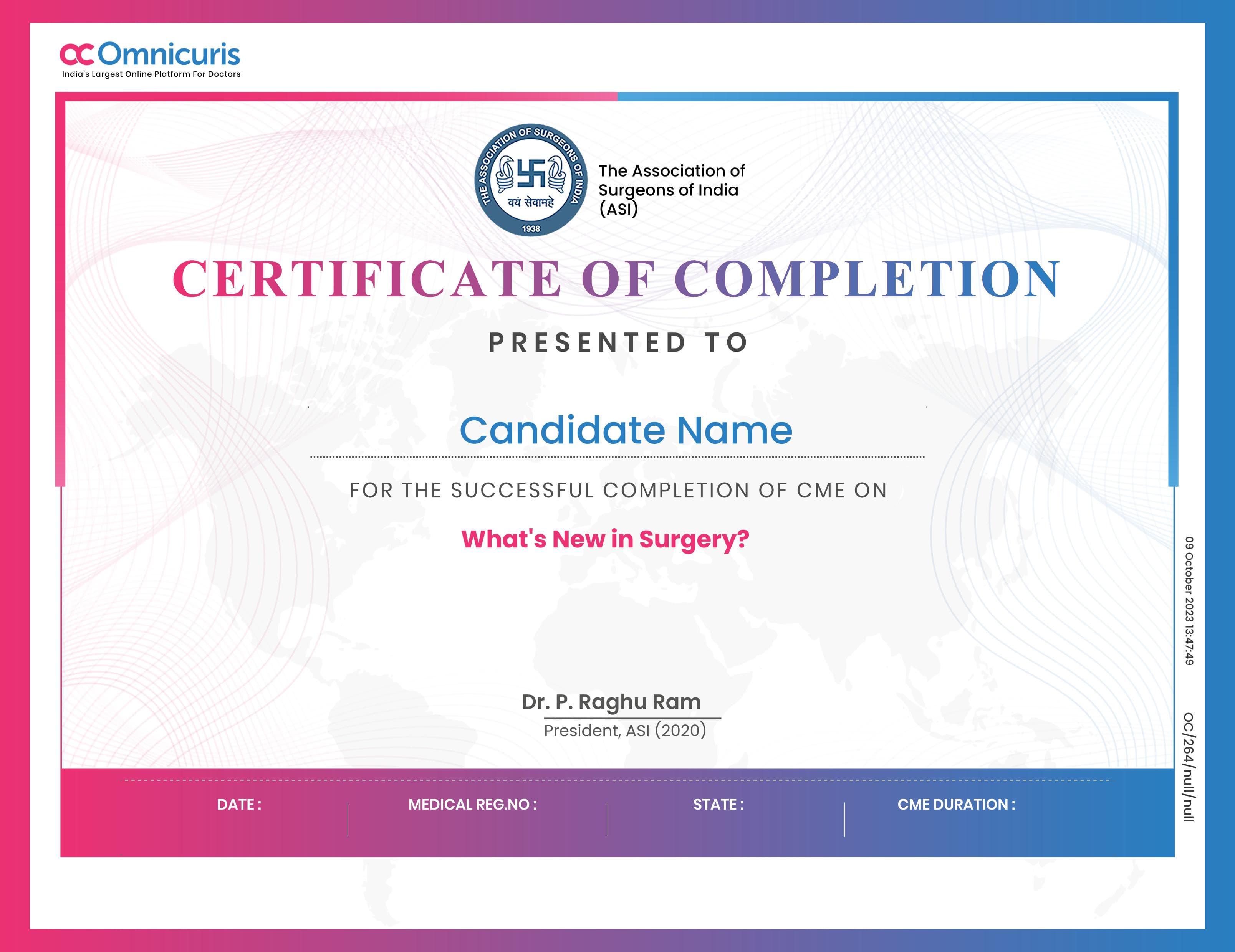 Certificate Preview