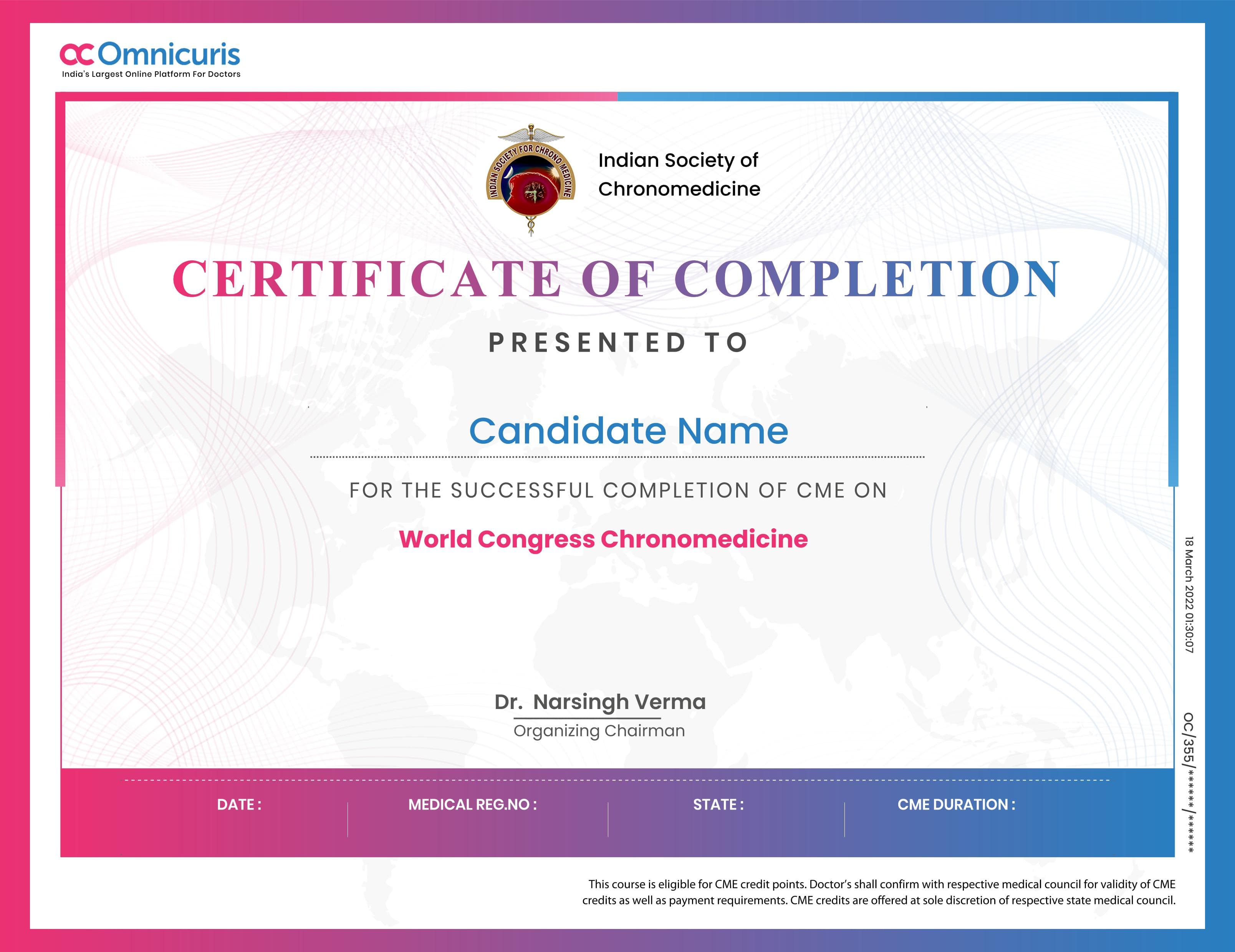Certificate Preview