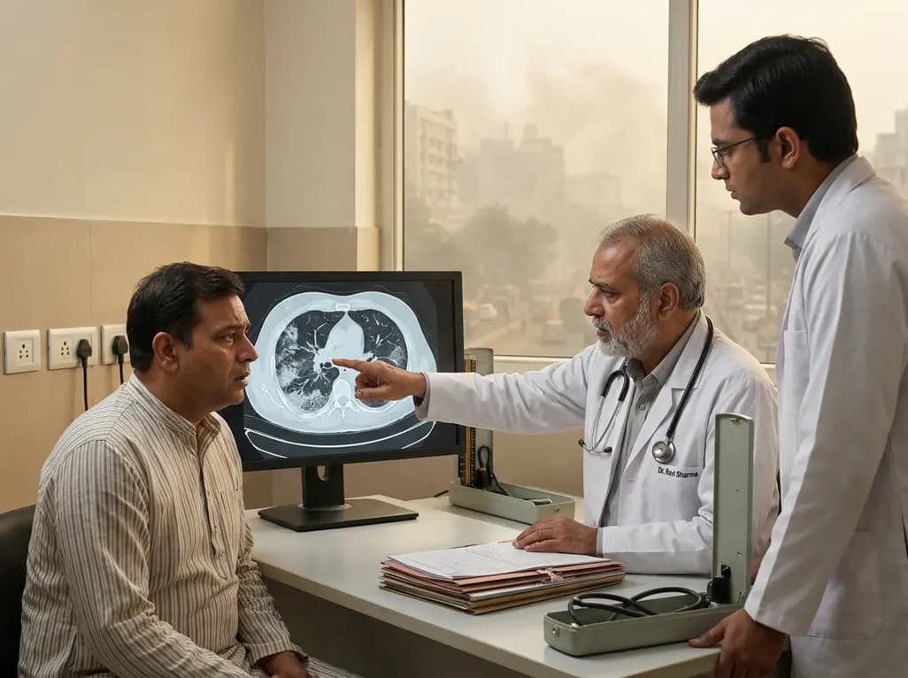 Chronic PM2.5 Exposure Linked to Early Lung Abnormalities on CT