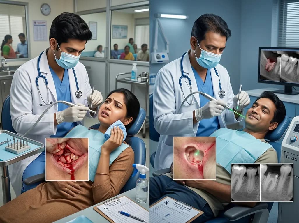 Er:YAG Laser vs. Rotary Osteotomy: Clinical Outcomes in Third Molar Surgery
