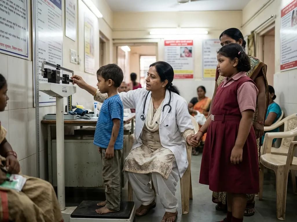 How India's Slum Children Face Both Thinness and Obesity