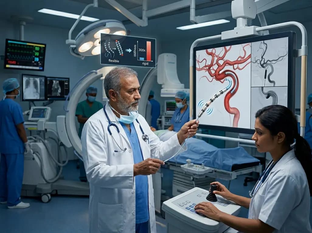 Breakthrough in Endovascular Tools: Magnetic Jamming Robotic Catheter