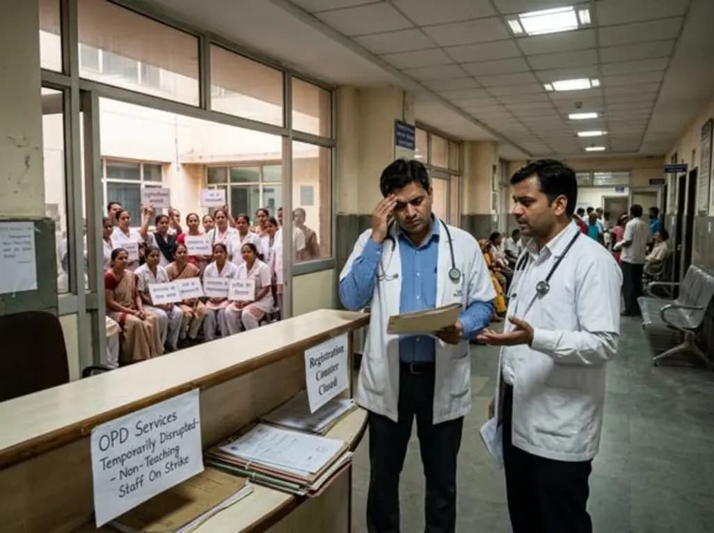 Noida's GIMS Healthcare Services Hit by Prolonged Strike