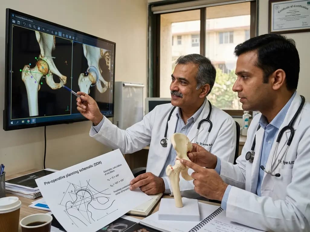 3D Estimation of Femoral Head Center in DDH Patients Using Trochanteric Landmarks